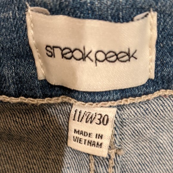 Sneak Peek Jeans Mid Rise Size 11 W30 - Picture 11 of 16